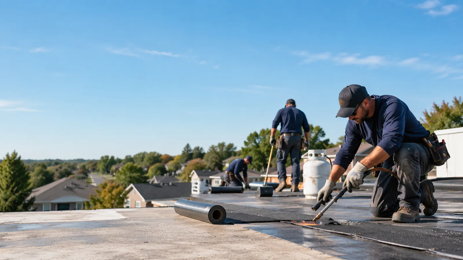 Flat Roof Leak Repair providers in Bourbon, IN